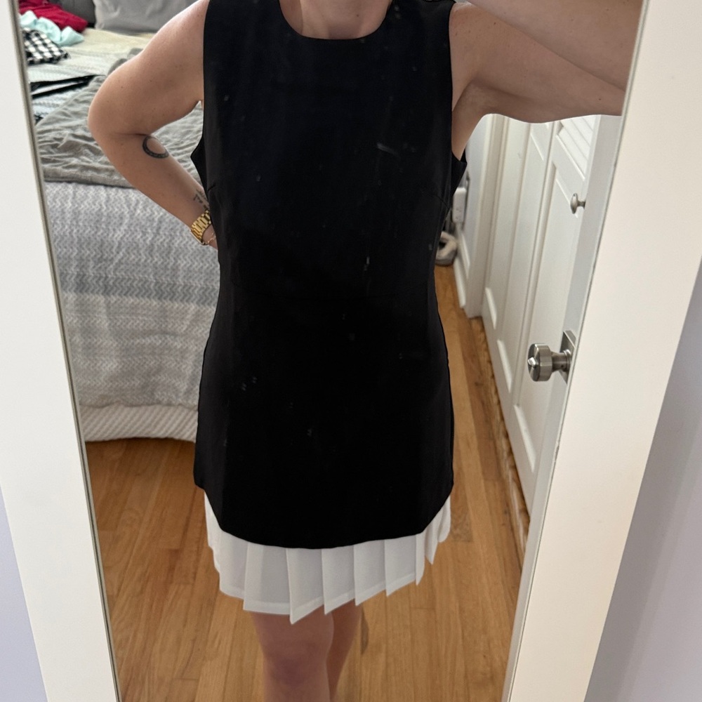 Commense Black and White Midi Dress - Picture 5 of 5
